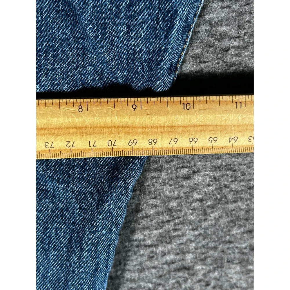 Levis 501 Original Fit Mens Blue Straight Leg Button Fly Denim Jeans 36x31